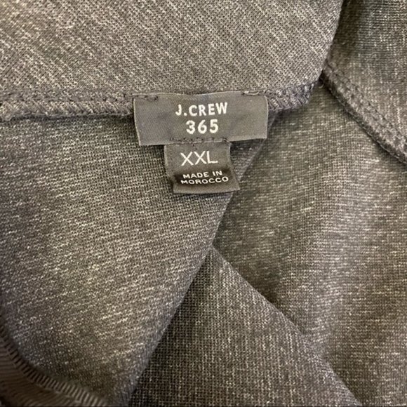 J. Crew Charcoal Mock-neck Ponte Shell XXL - Picture 5 of 8